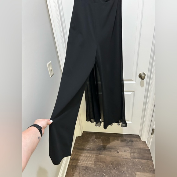 Women’s Medium Calvin Klein Jumpsuit with sheer “cape” - Picture 2 of 4